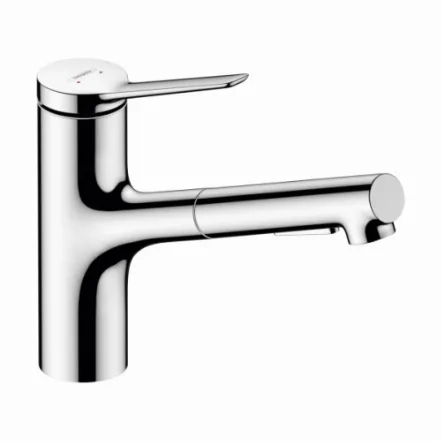 Змішувач для кухні Hansgrohe Zesis M33 150, 2jet, з витяжним зливом (74800000)